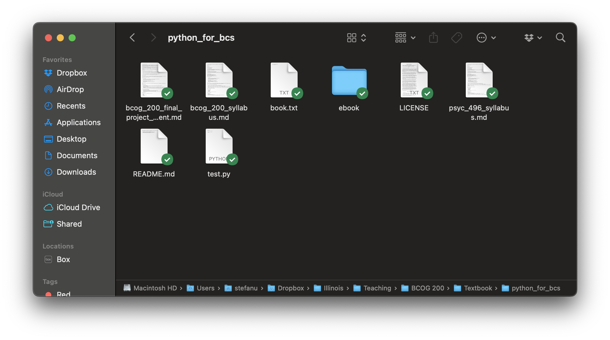 Here’s how the Finder window looks on Mac.